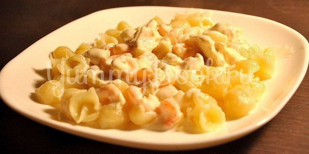 Как приготовить пасту с креветками в сливочном соусе