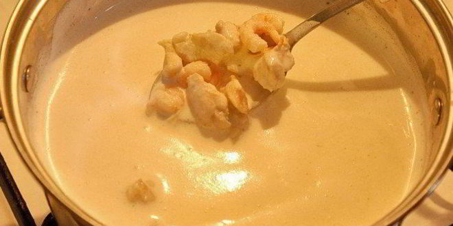 Рецепт пасты с креветками в сливочном соусе