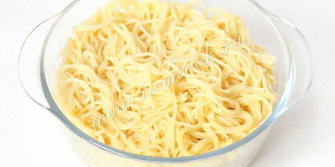 Рецепт пасты с куриным филе и сливочным соусом