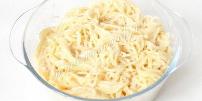 Рецепт пасты с куриным филе и сливочным соусом