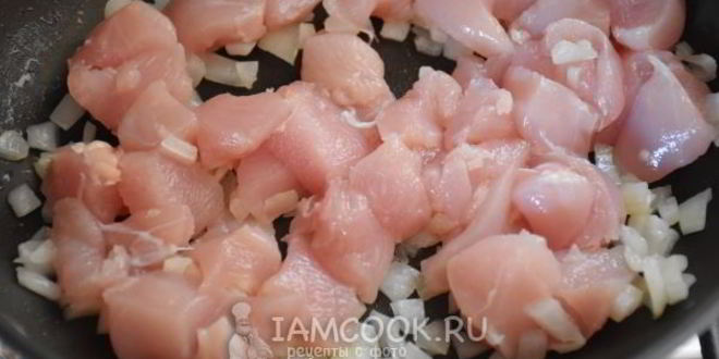 Рецепт пасты с овощами и куриной грудкой