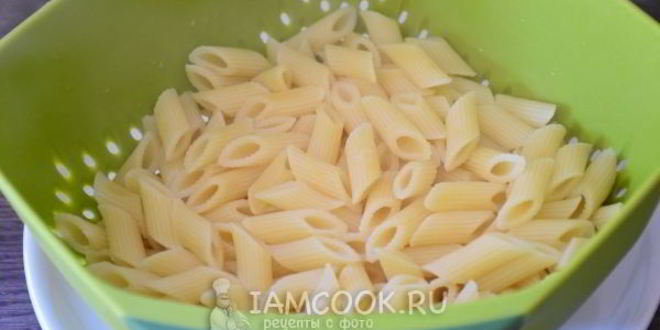 Рецепт пасты с овощами и куриной грудкой