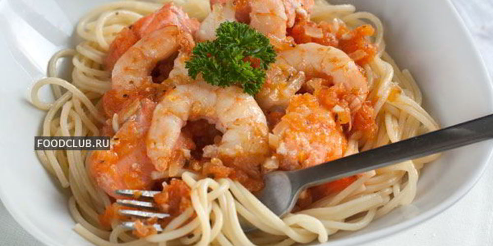 Как приготовить пасту с семгой и креветками