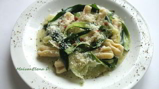 Рецепт Пасты с цукини, маринованными в лимонном соке