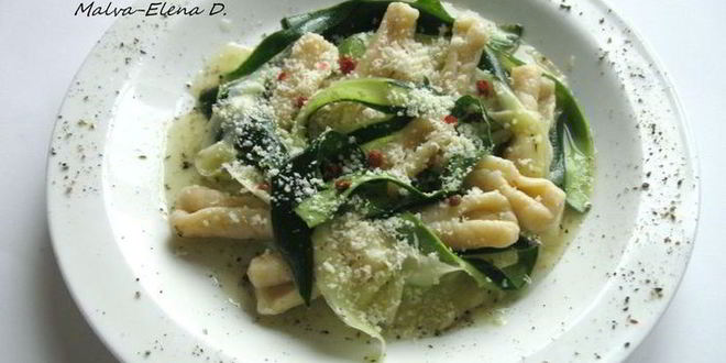 Рецепт пасты с цукини, маринованными в лимонном соке