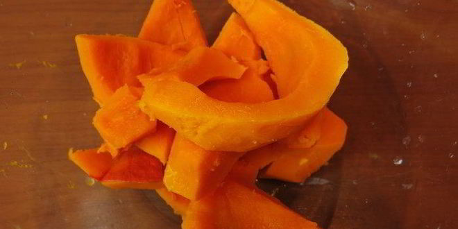 Рецепт пасты с тыквенно-сырным соусом