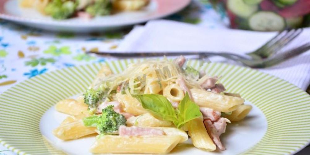 Как приготовить пасту в сливочном соусе с брокколи