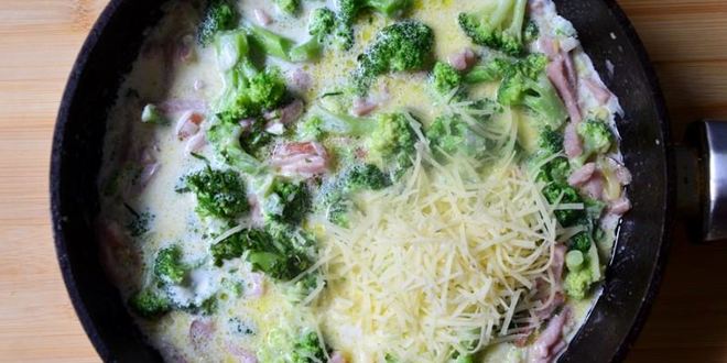 Рецепт пасты в сливочном соусе с брокколи