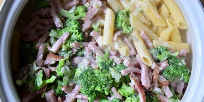 Рецепт пасты в сливочном соусе с брокколи