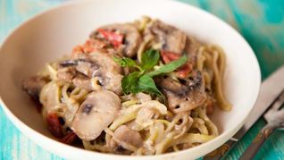 Рецепт Сливочной пасты из кабачка