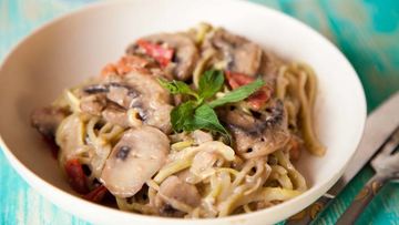 Рецепт Сливочной пасты из кабачка