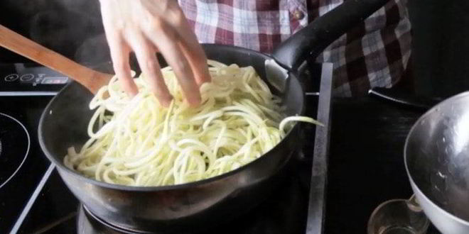 Рецепт сливочной пасты из кабачка