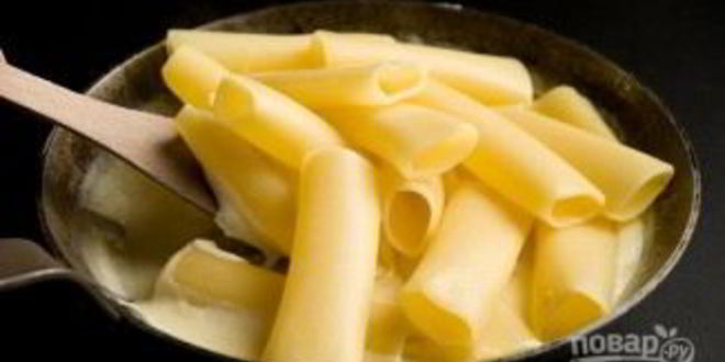 Рецепт сливочно-сырной паста