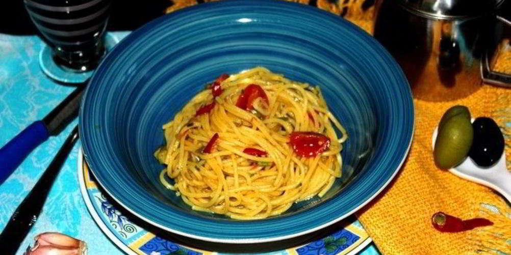 Как приготовить спагетти альо ольо пеперончино