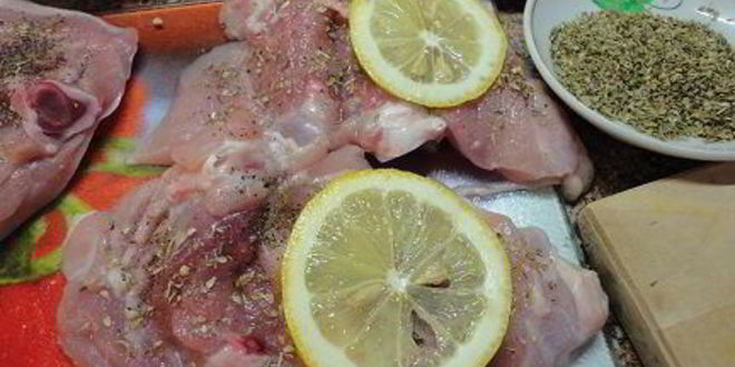 Рецепт спагетти с лимонным цыпленком