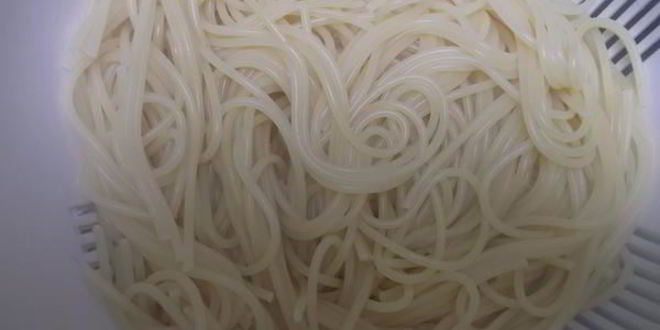 Рецепт спагетти с лососем и шпинатом