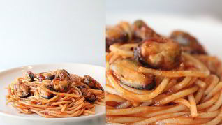 Рецепт Спагетти с мидиями в томатном соусе