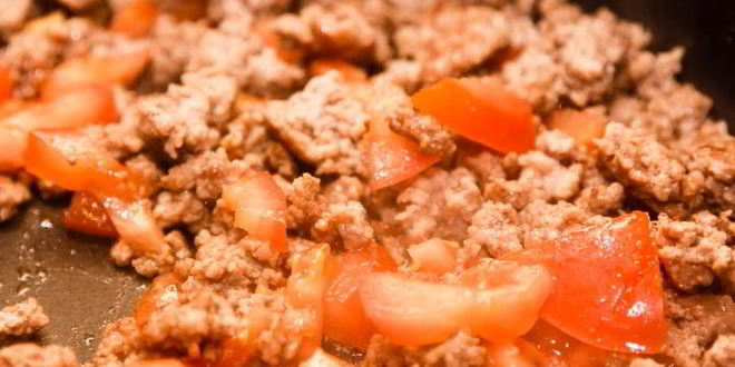 Рецепт спагетти с мясом и орехами