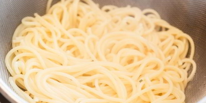 Рецепт спагетти с мясом и орехами