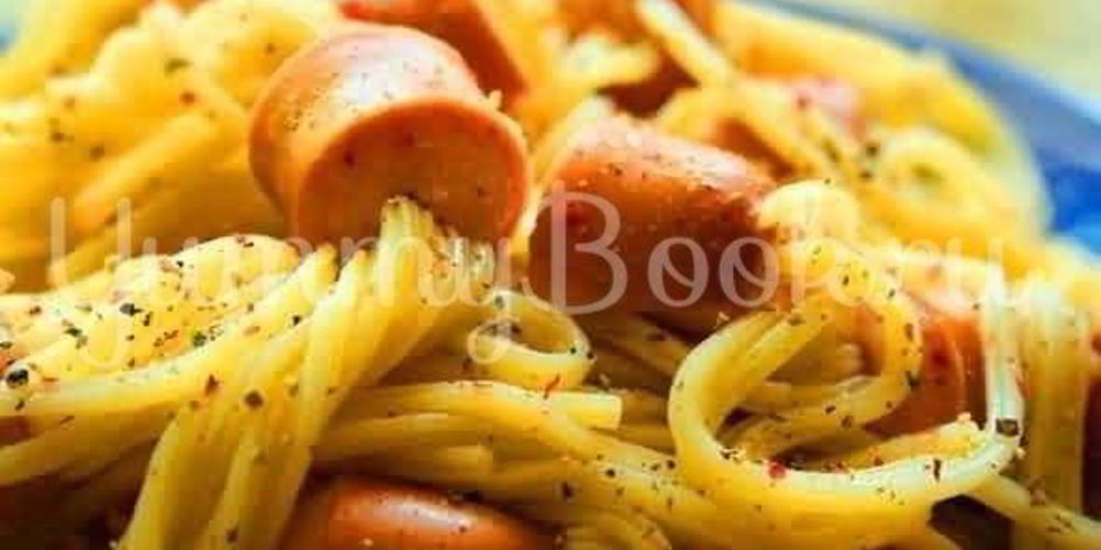 Как приготовить спагетти с сосисками