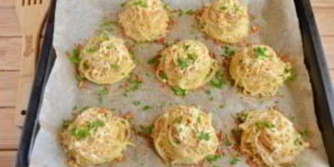 Рецепт запеченок из пасты