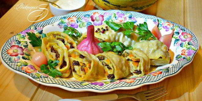 Рецепт ханума с тыквой и бараниной