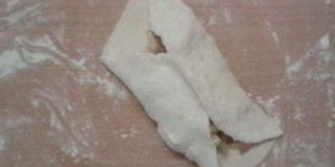 Рецепт мантов из слоеного теста