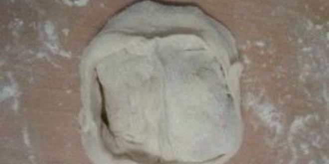 Рецепт мантов из слоеного теста