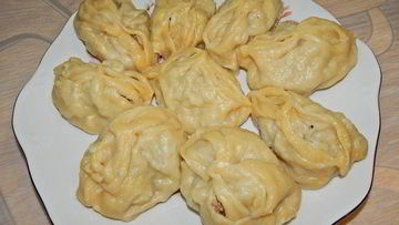 Рецепт Мантов с говяжьим фаршем