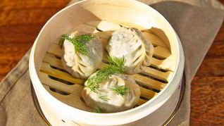 Рецепт Мантов с грибами