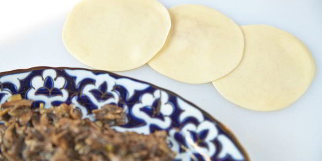 Рецепт мантов с грибами