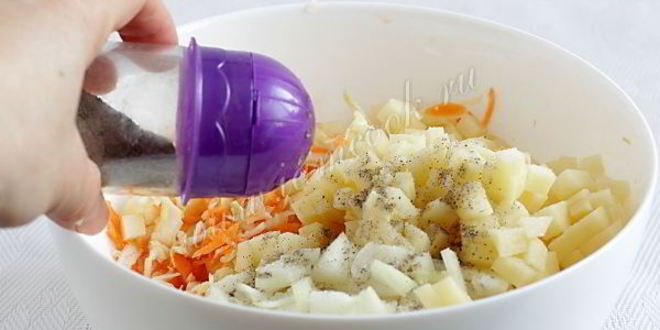 Рецепт мантов с капустой и картофелем