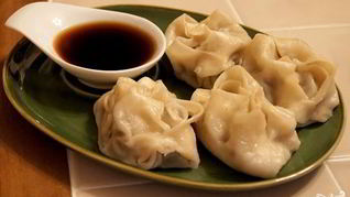 Рецепт Мантов с консервированными грибами