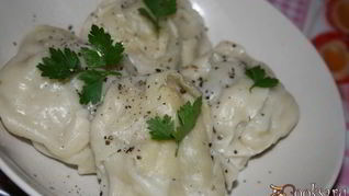 Рецепт Мантов с мясным фаршем