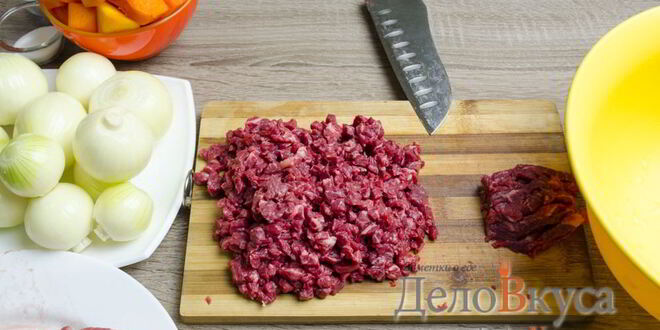 Рецепт мантов с мясом и тыквой в мультиварке