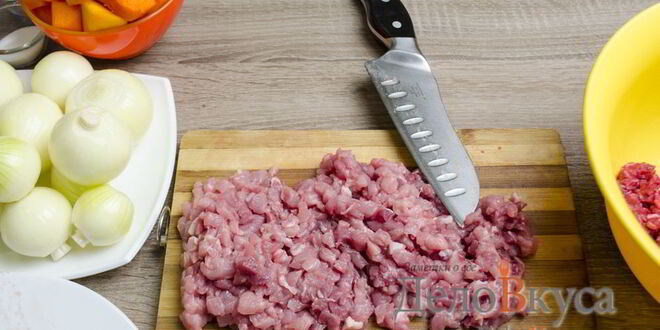 Рецепт мантов с мясом и тыквой в мультиварке