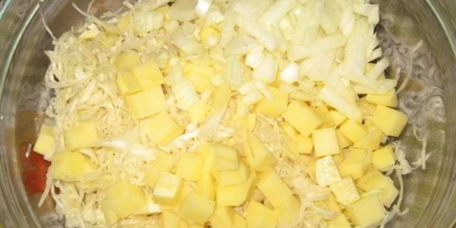 Рецепт мантов с овощами