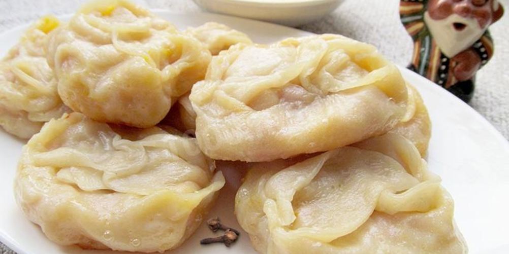 Как приготовить мантов с тыквой и луком