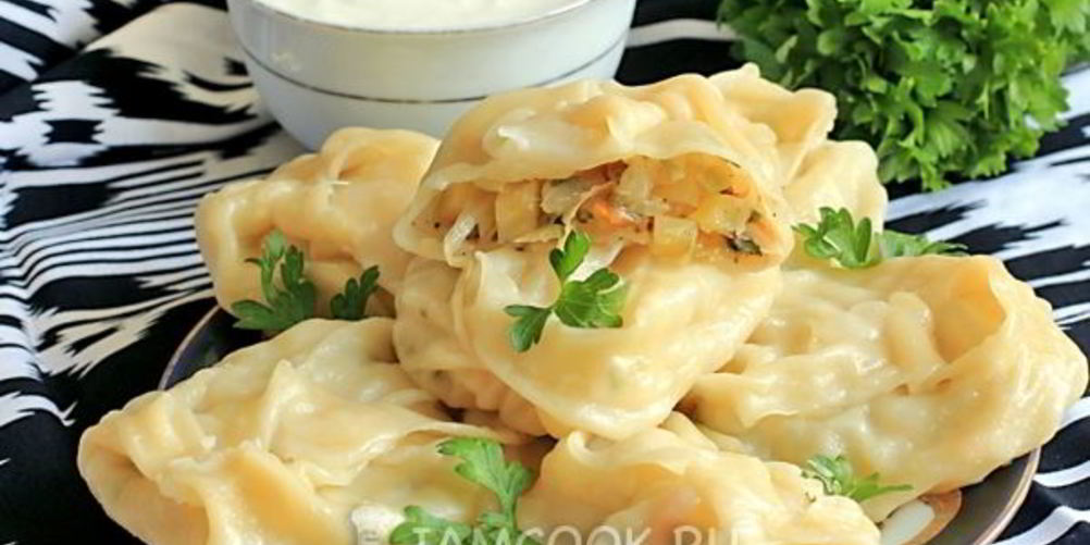 Как приготовить овощных мантов