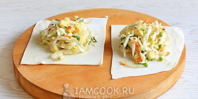 Рецепт овощных мантов