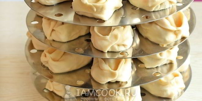 Рецепт овощных мантов