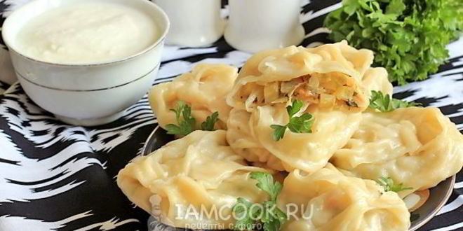 Рецепт овощных мантов