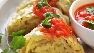 Рецепт Парового рулета с картофелем Ханум