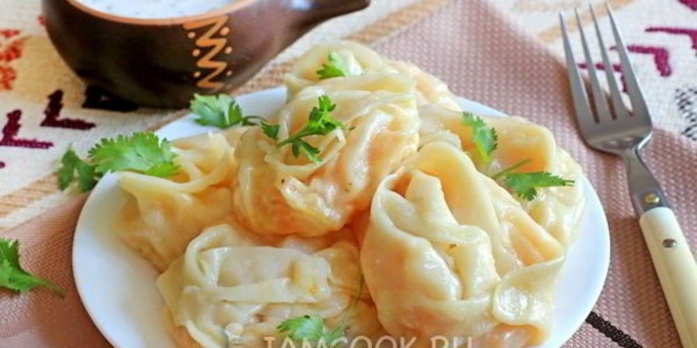 Как приготовить постных мантов с тыквой