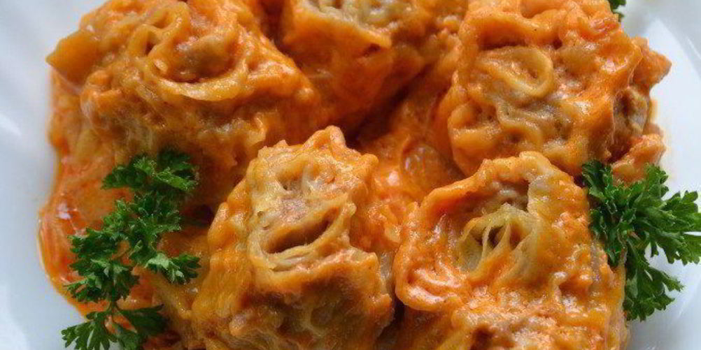 Как приготовить праздничных лже-мантов