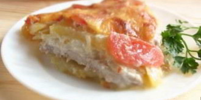 Рецепт картофеля с мясом по-французски