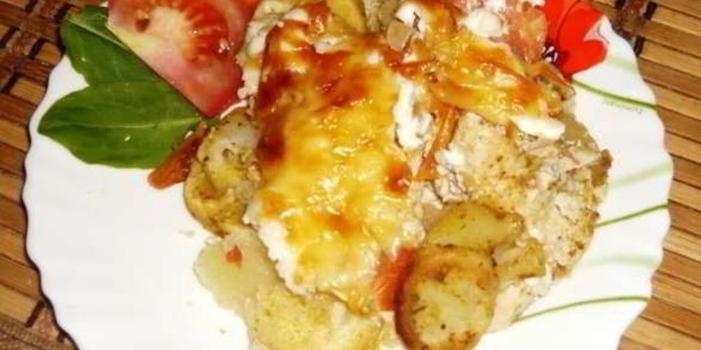 Как приготовить курицу по-французски с картошкой