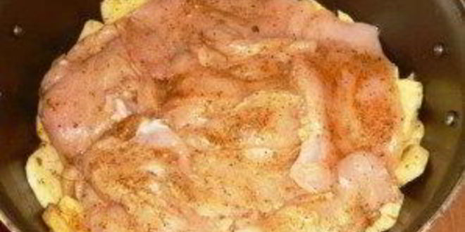 Рецепт курицы по-французски с картошкой