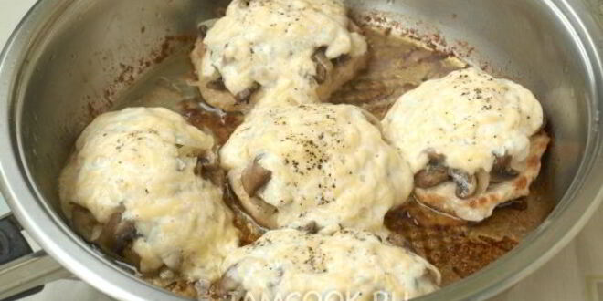 Рецепт мяса по-французски на сковороде