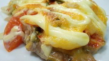 Рецепт Мяса по-французски с грибами в духовке